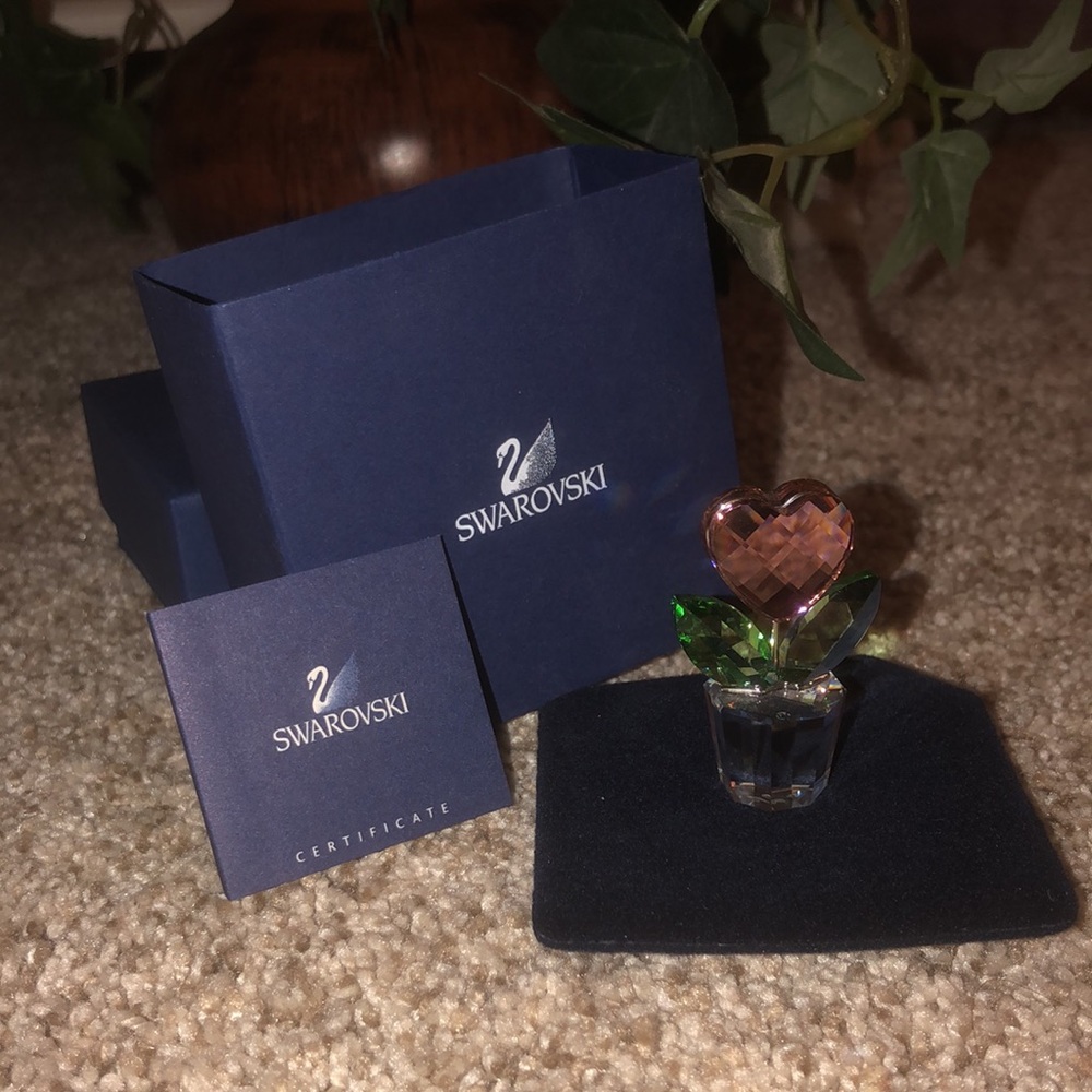 🌸NWT/NIB! SWAROVSKI RETIRED Pink Heart 🌸 - Picture 4 of 7